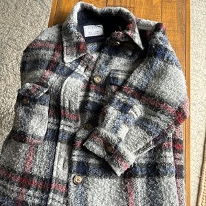 Zara thick girls size 9 flannel